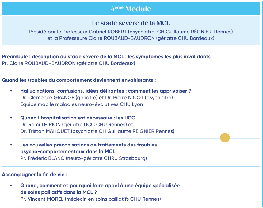 Module 4 du colloque MCL - 2025 - Stade svre de la maladie 